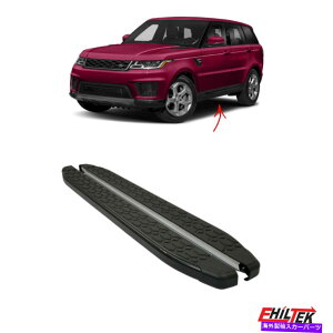Nerf Bar h[o[W[o[X|[c̃jO{[h2017-2022TChXebvubN2 PCS Running Boards For Land Rover Range Rover Sport 2017-2022 Side Steps Black 2 Pcs