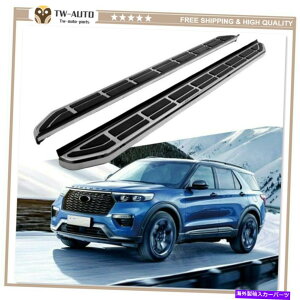 Nerf Bar tH[hGNXv[[XLT ST LIMITED 2020-2022jO{[hNERFo[̃TChXebvtBbg Side Step Fits for Ford Explorer XLT ST Limited 2020-2022 Running Board Nerf Bar