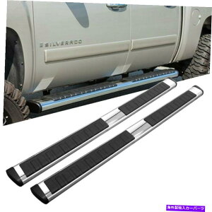 Nerf Bar 87 "04-14 Ford F150N[Lup̑ȉ~`̃Nnerfo[jO{[hXebv10387c 87" Oval Chrome Nerf Bar Running Board Step 10387C For 04-14 Ford F150 Crew Cab