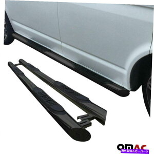 Nerf Bar {[hNERFo[sĂTChXebv2 PCBubN̓ZfXvito 2014-2022ɓK܂ Side Steps Running Board Nerf Bars 2 Pcs. Black Fits Mercedes Vito 2014-2022