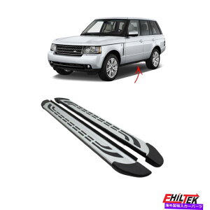 Nerf Bar h[o[W[o[X|[c̃jO{[h2004-2013TChXebvVo[2PCS Running Boards For Land Rover Range Rover Sport 2004-2013 Side Steps Silver 2Pcs