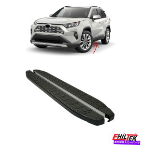 Nerf Bar g^RAV4̃jO{[h2018-2022lto[TChXebvA~jEubN2x Running Boards For Toyota RAV4 2018-2022 Nerf Bars Side Steps Aluminum Black 2x