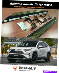 Nerf Bar ���ׂĂ̐V����RAV4 2019-2021�T�C�h�X�e�b�v�����j���O�{�[�hNERF�o�[�v���e�N�^�[�K�[�h�ɓK�� Fits for All New RAV4 2019-2021 Side Step Running Board Nerf Bar Protector Guard