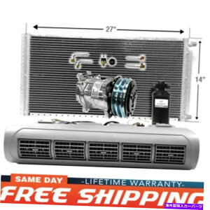 RfT[ ACLbgEVU110jo[TGo|[^[A_[_bVjbgRvbT[RfT[14 x 27 AC Kit EVU110 Universal Evaporator Underdash Unit Compressor & Condenser 14 x 27