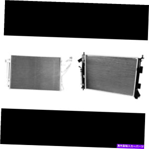 RfT[ Kia ForteA/CRfT[WG[^[LbgAForte KoupAForte5 A/C Condenser & Radiator Kit for Kia Forte, Forte Koup, Forte5