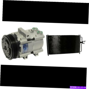 �R���f���T�[ A/C�R���v���b�T�[��A/C�R���f���T�[�L�b�g�t�H�[�h�G�X�P�[�v�p�A�}�c�_�g���r���[�g A/C Compressor & A/C Condenser Kit for Ford Escape, Mazda Tribute�y���s�A���i�z