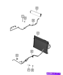 �R���f���T�[ �{���̃��[�p�[�R���f���T�[�ƃg�����X�N�[���[�N�[���[55038003AG Genuine Mopar Condenser And Trans Cooler Cooler 55038003AG