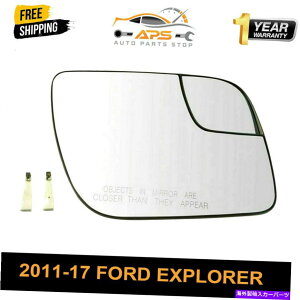 US�~���[ 2011-2017 Ford Explorer�̓ʃX�|�b�^�[���qRH�T�C�h��������� Mirror with Convex Spotter Passenger RH Side For 2011-2017 Ford Explorer�y���s�A���i�z