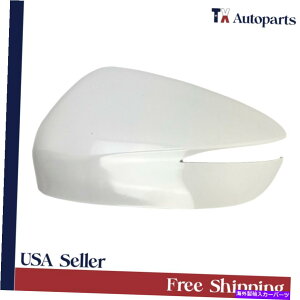 US~[ }c_CX-5 CX-3hCo[̃TCh~[Jo[LbvTChNX^F Side Mirror Cover Cap for MAZDA CX-5 CX-3 Driver Left Side Crystal White Color