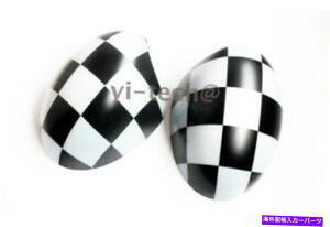 US~[ ~jN[p[̃`FbJ[R55 R56 R57 R60 R61p[tH[hTCh~[Jo[Lbv Checker For Mini Cooper R55 R56 R57 R60 R61 Power Fold Side Mirror Cover Caps