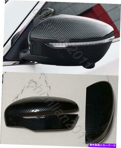 US�~���[ ABS�J�[�{���t�@�C�o�[�T�C�h�~���[�J�o�[2014-2020���YX-Trail RogueT32�̃g���� ABS carbon fiber Side Mirror Cover Trim for 2014-2020 Nissan X-Trail Rogue T32�y���s�A���i�z