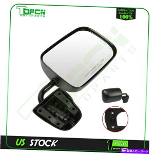 US~[ 1994-1996_bW@/tTCYubN55154968̃}jAtH[hRHTCh~[ Manual Fold RH Side Mirror For 1994-1996 Dodge Van/Fullsize Black 55154968