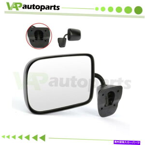 US~[ 1994-1996_bWo/tTCY̍~[ubN}jA܂肽݃}jA Fits 1994-1996 DODGE VAN/FULLSIZE Left Side Mirror Black Manual Fold Manual