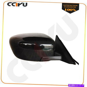 US~[ 14-18Y[O/X-Trall̃p[X[Yȍ}jAtH[h苾 Power Smooth Black Manual Fold Passenger Mirror For 14-18 Nissan Rogue/X-Trall