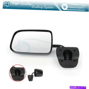 US~[ ij1994-1996 Dodge Van/Fullsize Textured̃ubN}jAtH[h~[ (Left) Black Manual Fold Mirror For 1994-1996 Dodge VAN/FULLSIZE Textured