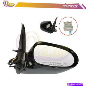 US~[ 2000-2006RHp[TCh~[YZgubNX[YȔ܂肽 RH Power Side Mirror For 2000-2006 Nissan Sentra Black Smooth Non-Folding