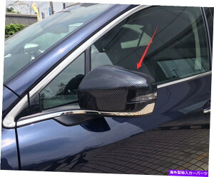 US~[ 2021-2022XoAEgobN2PC̃J[{t@Co[Ar[TCh~[Jo[g Carbon Fiber Rear View Side Mirror Cover Trim For 2021-2022 Subaru Outback 2pcs