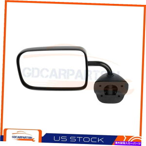 US~[ 1994-1996̃hCo[TCh_bWotTCY}jAtH[hubNeNX`[~[ Driver Side For 1994-1996 Dodge Van Fullsize Manual Fold Black Textured Mirror