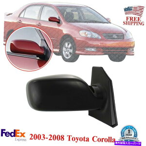 US~[ p[~[E2003-08g^J[̂߂ɔ܂肽ݓhs\ȔM Power Mirror Right Side Non-Fold Paintable Non-Heated For 2003-08 Toyota Corolla