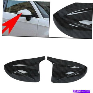 US~[ AEfBA3/S3/RS3 2014-2020J[{t@Co[bNp̃TCh~[Jo[Lbvjo[T Side Mirror Cover Cap Universal For Audi A3/S3/RS3 2014-2020 Carbon Fiber Look