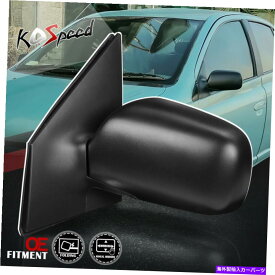 USミラー 左のドライバーサイドマニュアル調整後部ビュードアミラー00-05トヨタエコー Left Driver Side Manual Adjustment Rear View Door Mirror for 00-05 Toyota Echo