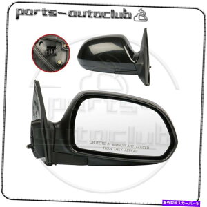 US~[ 2001N2006Ñq_CGgETCh~[ubN}jAtH[hp[M For 2001-2006 HYUNDAI ELANTRA Right Side Mirror Black Manual Fold Power Heated