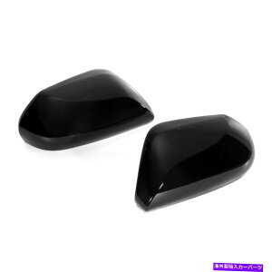US~[ g^J2018-2021̃OXubNobNr[TCh~[Jo[ Gloss Black Rearview Side Mirror Covers For Toyota Camry 2018-2021