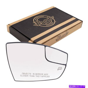 US~[ 13-16GXP[vp̃q[gƃX|b^[KXt̏ȃTCh~[KXƃx[X Passenger Side Mirror Glass and Base with Heat & Spotter Glass for 13-16 Escape