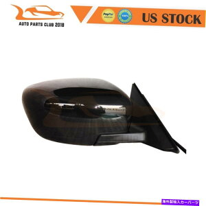 US~[ 2014-2018̃p[Y[O/X-TrailqTCh}jAtH[hubN~[ Power For 2014-2018 Nissan Rogue/X-Trail Passenger Side Manual Fold Black Mirror