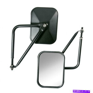 US~[ W[vO[̂߂2pcsXNGATChobN~[gTJ JK JL 1997-2019 2pcs Square Side Rearview Mirror Trim For Jeep Wrangler TJ JK JL 1997-2019