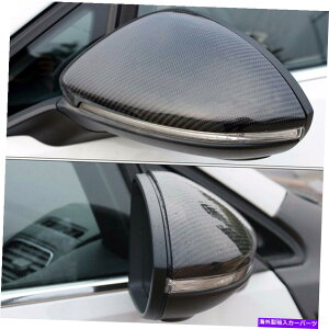 US~[ yAJ[{t@Co[ubNTCh~[Jo[Jo[VWStGTI MK7 AI Pair Carbon Fiber Black Replacement Side Mirror Cover Cap For VW Golf GTI MK7 AI