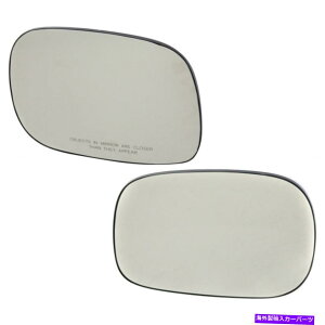 US�~���[ Dodge Ram 1500 2005-2008�~���[�O���X�h���C�o�[�Ə���ȑ��̃y�A�p For Dodge Ram 1500 2005-2008 Mirror Glass Driver and Passenger Side Pair�y���s�A���i�z