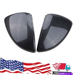 US~[ 2xJ[{t@Co[J[TCh~[Jo[Jo[VWStGTI MK7 R 2x Carbon Fiber Color Replacement Side Mirror Cover Caps For VW Golf GTI MK7 R