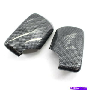 US~[ BMW E46 98-05hA~[vC}[LRTChJ[{t@Co[̃Jo[LbvɃtBbg Fit for BMW E46 98-05 Cover Cap for Door Mirror Primered L&R Side Carbon Fiber