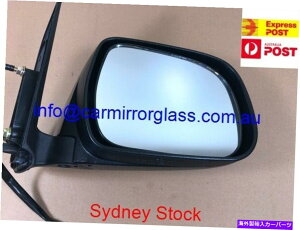 US~[ g^EnCbNX̉ẼhCo[TCh~[2005-2010iubNAGNgbNj RIGHT DRIVER SIDE MIRROR FOR TOYOTA HILUX 2005 - 2010 (BLACK, ELECTRIC ADJUST)