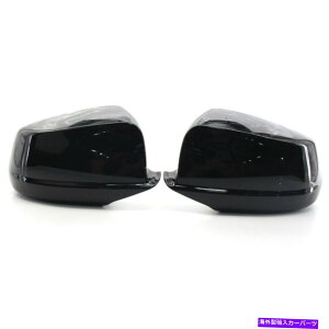 US~[ BMW F10 F11 PRE-LCI 11-13ɃtBbĝ鍕hATCh~[Jo[Jo[Lbv Glossy Black Door Side Mirror Cover Cap Fit For BMW F10 F11 Pre-LCI 11-13