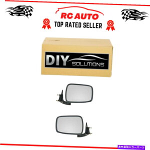 US~[ ܂肽݃}jATChr[~[86-93}c_BV[YsbNAbvgbNpɃZbg Folding Manual Side View Mirrors Pair Set for 86-93 Mazda B Series Pickup Truck