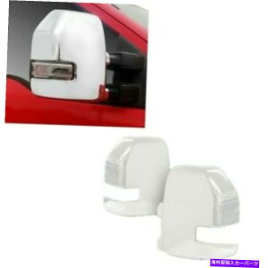 US�~���[ 2017-2022 Ford F250 F350 Super Duty Full Chrome Mirror�J�o�[w/ turn Signal For 2017-2022 Ford F250 F350 Super Duty Full Chrome Mirror Covers W/ Turn Signal�y���s�A���i�z
