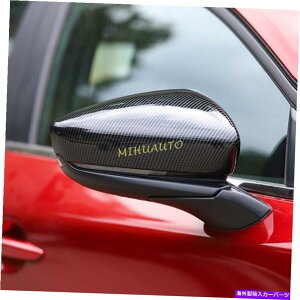 US~[ J[{t@Co[J[TChAr[EBO~[Jo[Lbv}c_CX-30 DM̃g Carbon Fiber Car Side Rear View Wing Mirror Cover Cap Trim For Mazda CX-30 DM