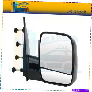 US~[ qtH[hTChr[}jA~[RH 2002-2008 FORD E150-E550o Passenger Fold Side View Manual Mirror RH For 2002-2008 Ford E150-E550 Van