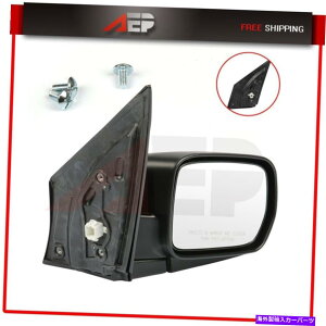 US~[ 2003N2008Ñz_pCbgETCh??~[ubN̓d͉M}jAtH[h Power Heated Manual Fold For 2003-2008 Honda Pilot Right Side Mirror Black