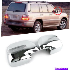 US~[ g^hN[U[100 FJ100 98-07TChobN~[Jo[LEDvp For Toyota Land Cruiser 100 FJ100 98-07 Side Rearview Mirror Cover & LED Lamp