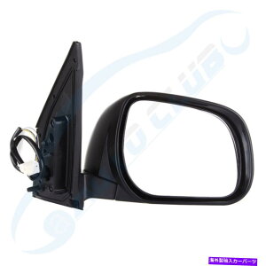 US~[ 2006-08̃g^RAV4p[ubNGNXeAETCh~[}jA܂肽 For 2006-08 Toyota Rav4 Power Black Exterior Right Side Mirror Manual Folding