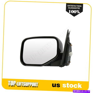 US�~���[ �p���[�}�j���A���t�H�[���h�t�B�b�g2006-07�z���_���b�W���C�����T�C�h�u���b�N�~���[HO1320229 Power Manual Fold Fits 2006-07 Honda Ridgeline Left Side Black Mirror HO1320229�y���s�A���i�z