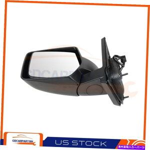 US~[ hCo[2007-2014̍ɍɃW[vpgIbgtH[hubNeNX`p[~[ Driver Left Side For 2007-2014 Jeep Patriot Fold Black Textured Power Mirror