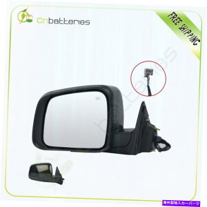 US~[ hCo[TCh~[tBbg2011-18W[vOh`FL[ubNp[M Driver Side Mirror Fits For 2011-18 JEEP GRAND CHEROKEE Black Power Heated