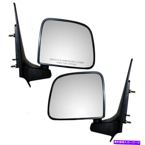 US~[ tH[hW[}c_sbNAbvgbNZbgTChr[}jAeNX`|Xg}Eg~[ Ford Ranger Mazda Pickup Truck Set Side View Manual Textured Post Mount Mirrors