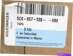 US~[ {OEMtHNX[Q5C6-857-538-9B9qETCh~[Jo[Lbv Genuine OEM Volkswagen 5C6-857-538-9B9 Passenger Right Side Mirror Cover Cap