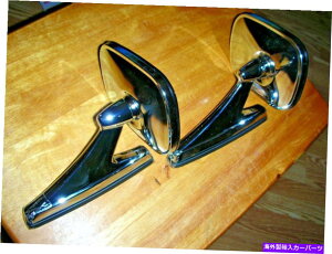 US~[ NOSF2-re[WNVbNN[cCX|[c}bXJ[/zbgbhI[_[OTCh~[ NOS:2-VINTAGE CLASSIC CHROME TWIN SPORT MUSCLE CAR/HOT ROD OBLONG SIDE MIRRORS