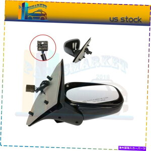 US~[ 1998N2002ÑJ[^EJ[ubNtH[hpbZW[RHTCh~[ Power Heated For 1998-2002 Lincoln Towncar Black Fold Passenger RH Side Mirror